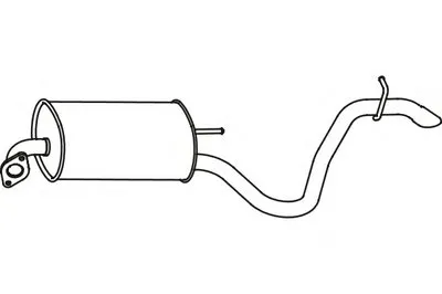Глушитель выхлопных газов конечный FENNO купить