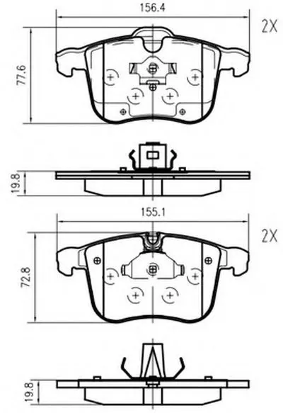 Комплект тормозных колодок, дисковый тормоз VEMA купить