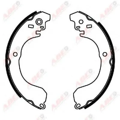 Комплект тормозных колодок ABE купить