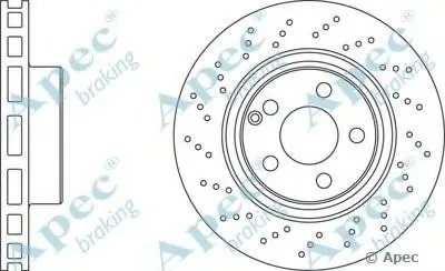 Тормозной диск APEC braking купить