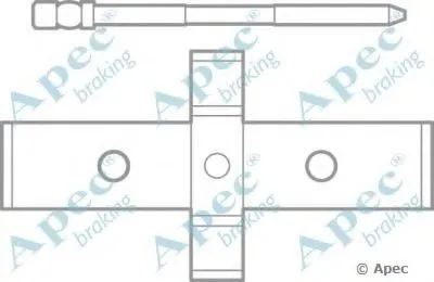 Комплектующие, тормозные колодки APEC braking купить