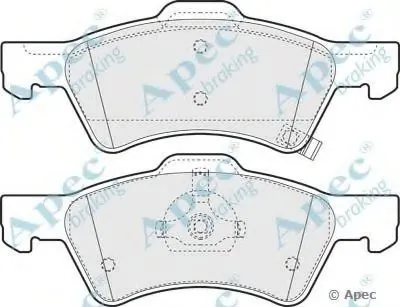 Комплект тормозных колодок, дисковый тормоз APEC braking купить