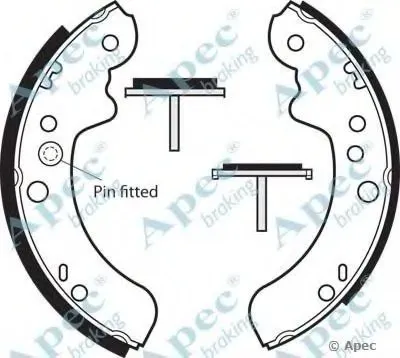 Тормозные колодки APEC braking купить
