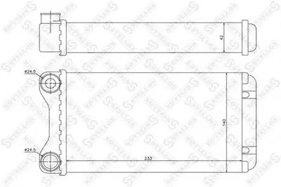 Теплообменник, отопление салона STELLOX купить