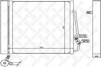 Конденсатор, кондиционер STELLOX купить