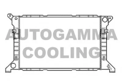 Радиатор, охлаждение двигателя AUTOGAMMA купить