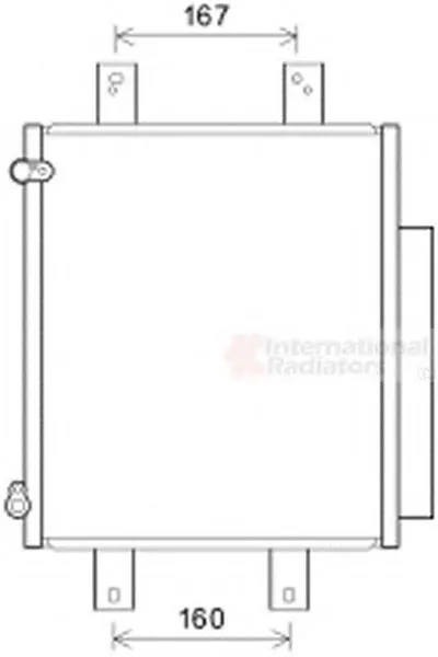 Конденсатор, кондиционер VAN WEZEL купить