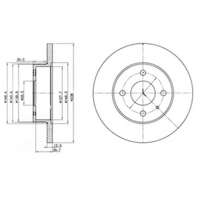 Тормозной диск DELPHI купить