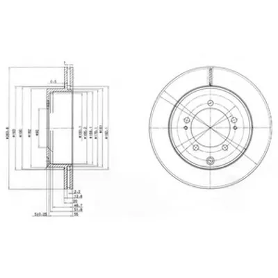 Тормозной диск DELPHI купить