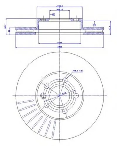 Тормозной диск HC CAR купить