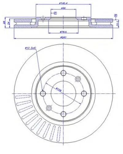Тормозной диск CAR купить