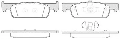 Комплект тормозных колодок, дисковый тормоз KAWE купить