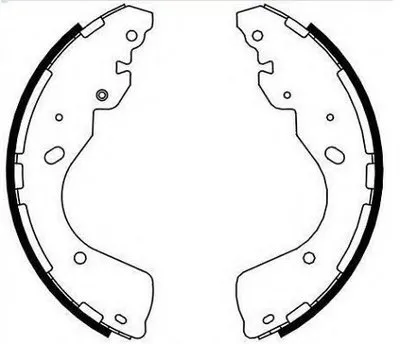 Комплект тормозных колодок; Комплект тормозных колодок, стояночная тормозная система E.T.F. купить