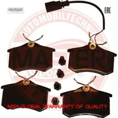 Комплект тормозных колодок, дисковый тормоз Anti-Noise MASTER-SPORT купить