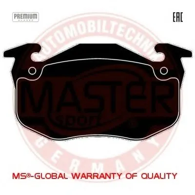 Комплект тормозных колодок, дисковый тормоз Anti-Noise MASTER-SPORT купить