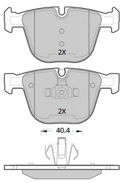 Комплект тормозных колодок, дисковый тормоз FREMAX купить