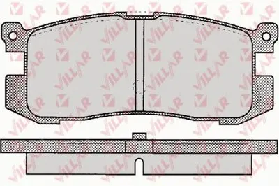 Комплект тормозных колодок, дисковый тормоз VILLAR купить