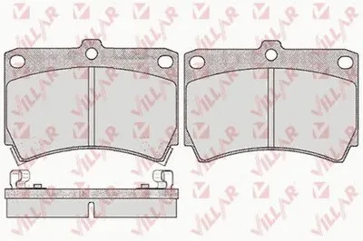 Комплект тормозных колодок, дисковый тормоз VILLAR купить