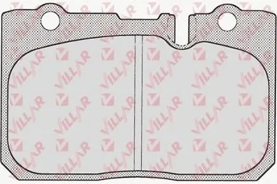 Комплект тормозных колодок, дисковый тормоз VILLAR купить