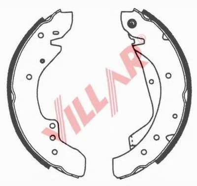 Комплект тормозных колодок VILLAR купить