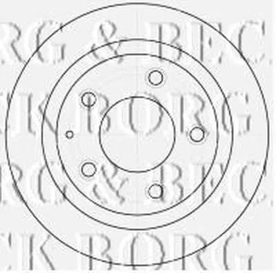 Тормозной диск BORG & BECK купить