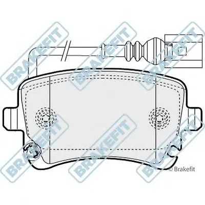 Комплект тормозных колодок, дисковый тормоз Brake Fit APEC braking купить