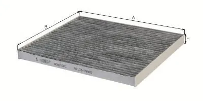 Фильтр, воздух во внутренном пространстве Cabin filter (Charcoal) for HYUNDAI/KIA GOODWILL купить