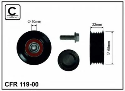 Паразитный / ведущий ролик, поликлиновой ремень