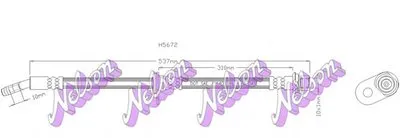 Тормозной шланг BROVEX-NELSON купить