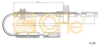 Тросик сцепления COFLE купить