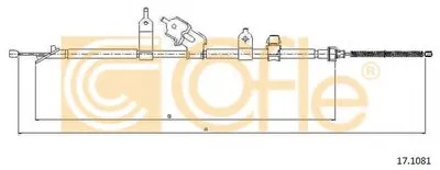 Трос, стояночная тормозная система COFLE купить