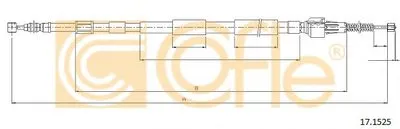 Трос, стояночная тормозная система COFLE купить