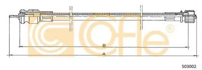 Тросик спидометра COFLE купить
