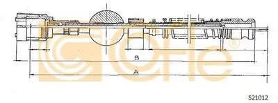 Тросик спидометра COFLE купить