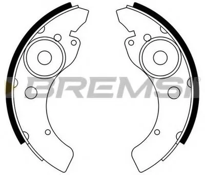 Комплект тормозных колодок BREMSI купить