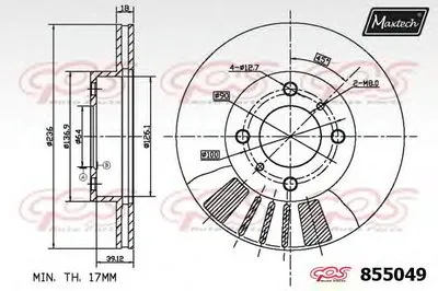 Тормозной диск R+ (Regular Plus) MAXTECH купить