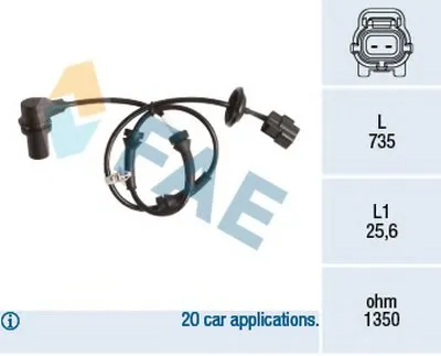 Датчик, частота вращения колеса FAE купить