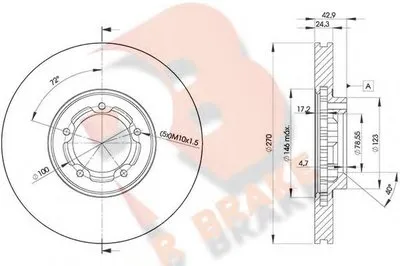 Тормозной диск R BRAKE купить