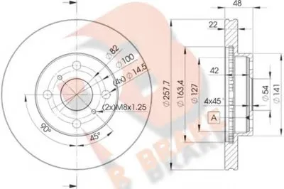 Тормозной диск R BRAKE купить