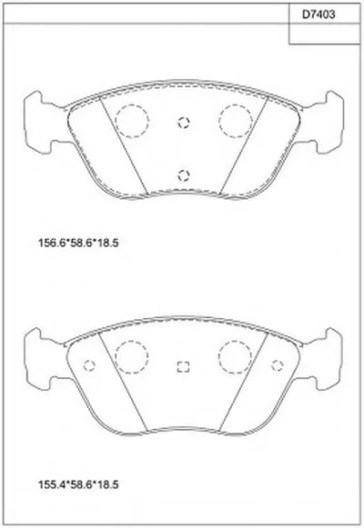 Комплект тормозных колодок, дисковый тормоз ASIMCO купить