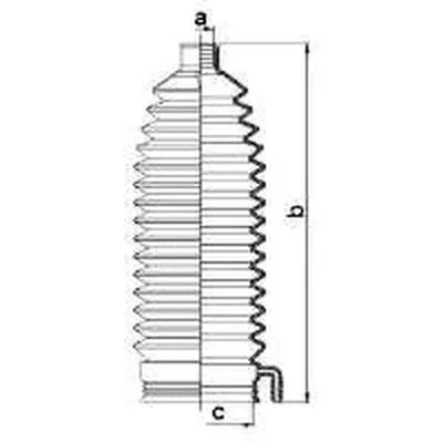Пыльник, рулевое управление SPIDAN купить