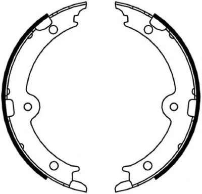 Комплект тормозных колодок, стояночная тормозная система HELLA купить