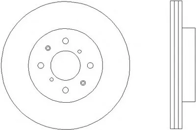 Тормозной диск PRO HELLA купить