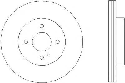 Тормозной диск PRO HELLA купить