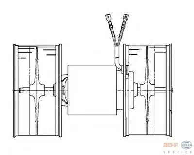 Вентиляция салона BEHR HELLA SERVICE HELLA купить