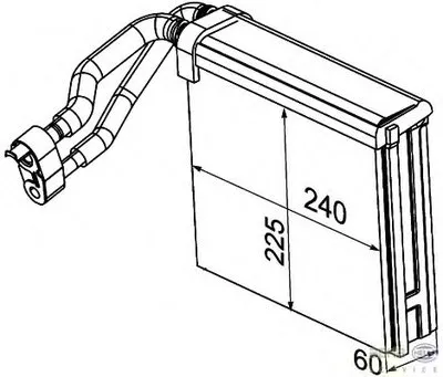 Испаритель, кондиционер BEHR HELLA SERVICE HELLA купить