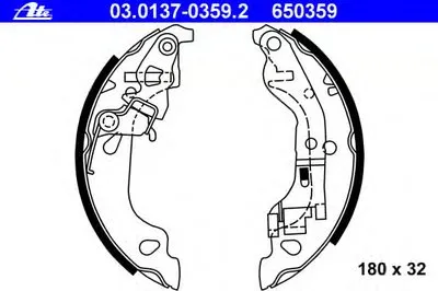 Комплект тормозных колодок ATE купить