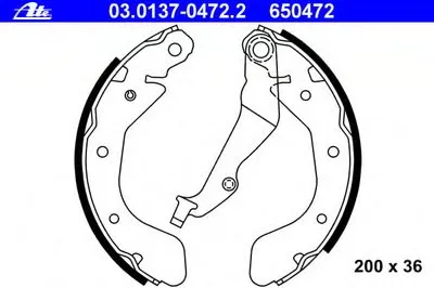 Комплект тормозных колодок ATE купить