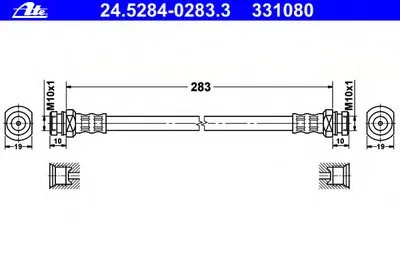 Тормозной шланг ATE купить