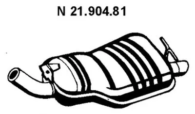 Глушитель выхлопных газов конечный EBERSPÄCHER купить